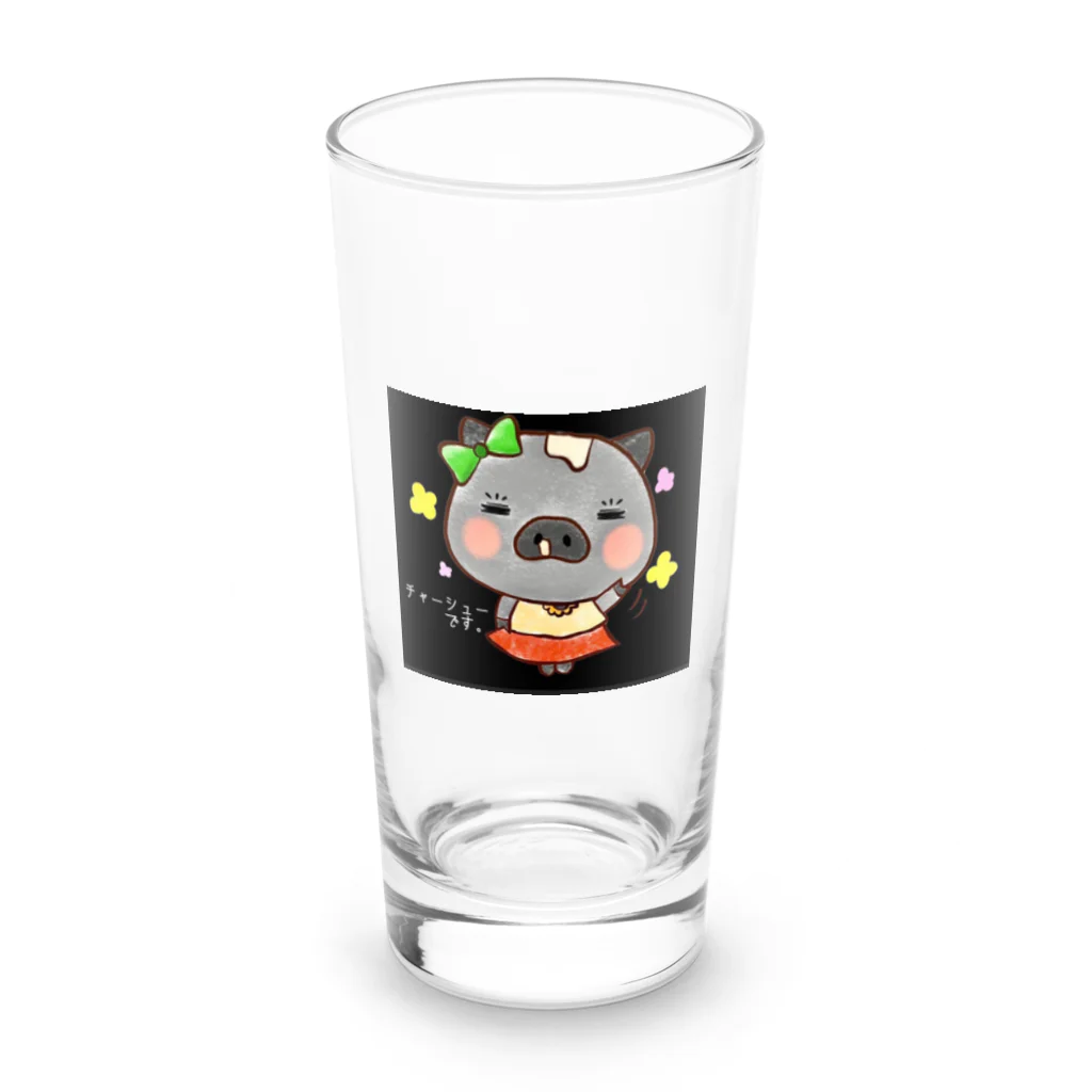 ﾁｬｰﾌﾞｰ🐽ショップのﾁｬｰﾌﾞｰ Long Sized Water Glass :front