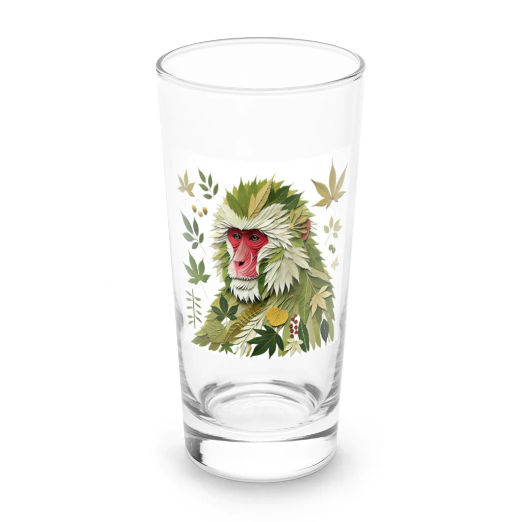 ロボぞう工務店の森が描く肖像 Long Sized Water Glass :front