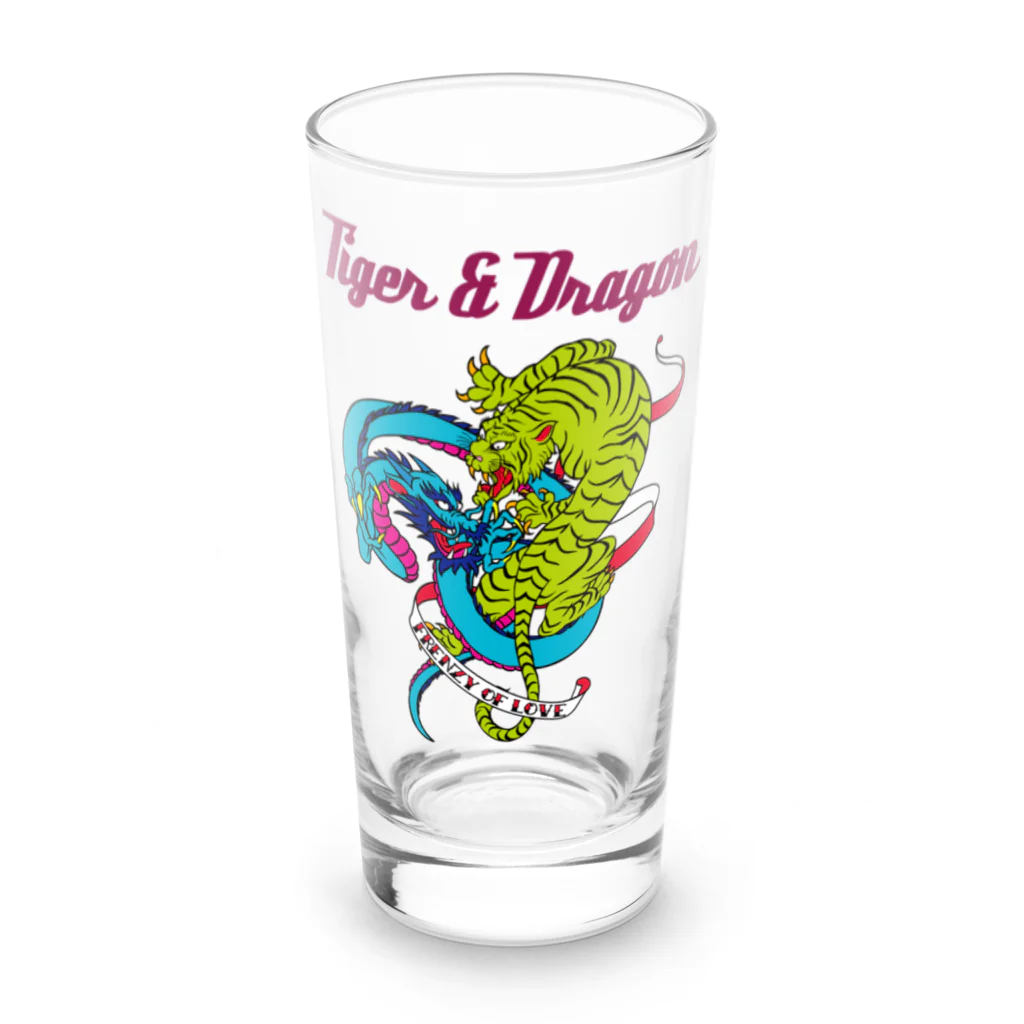 JOKERS FACTORYのTIGER ＆ DRAGON Long Sized Water Glass :front