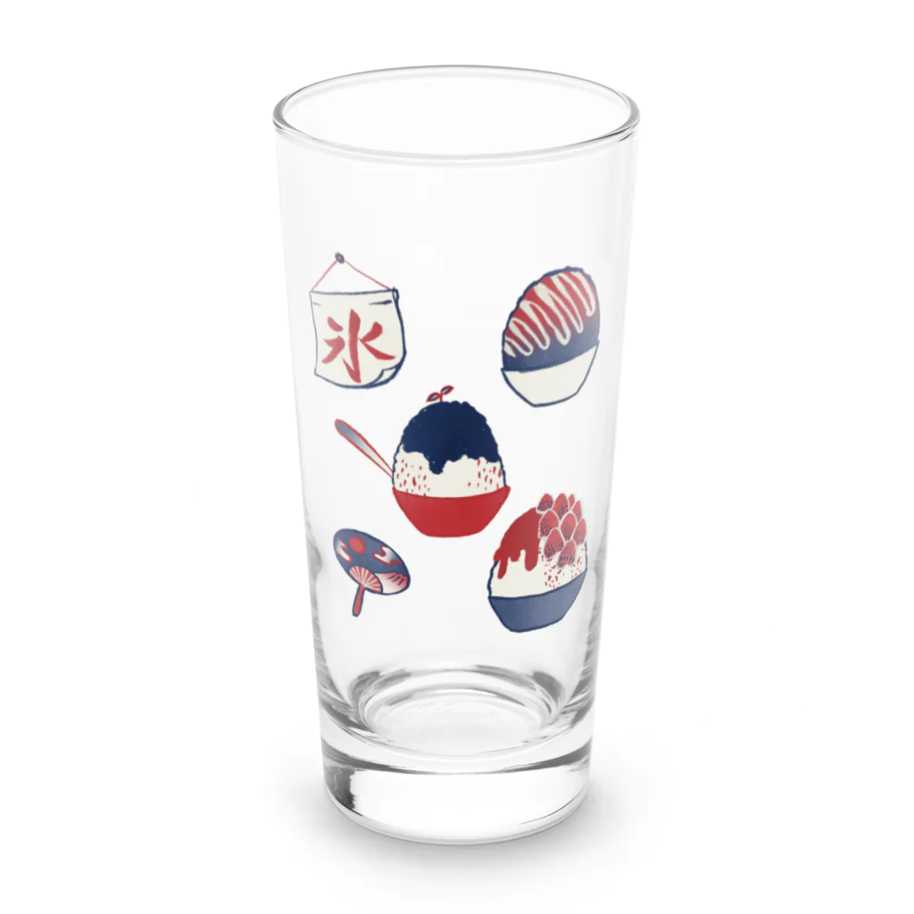 IZANAMI by Akane Yabushitaの【日本レトロ#23】かき氷 Long Sized Water Glass :front