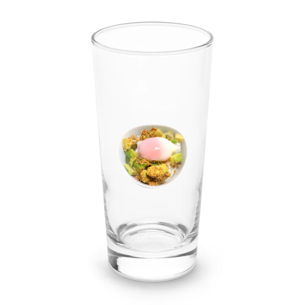 R/Rのアボカド丼with温泉玉子 Long Sized Water Glass :front