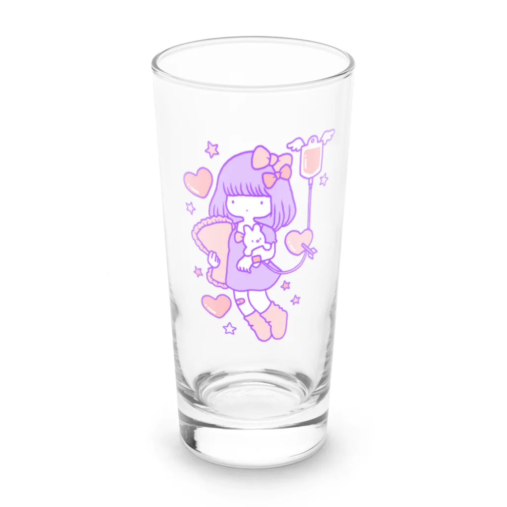 bootnoonの点滴少女 Long Sized Water Glass :front