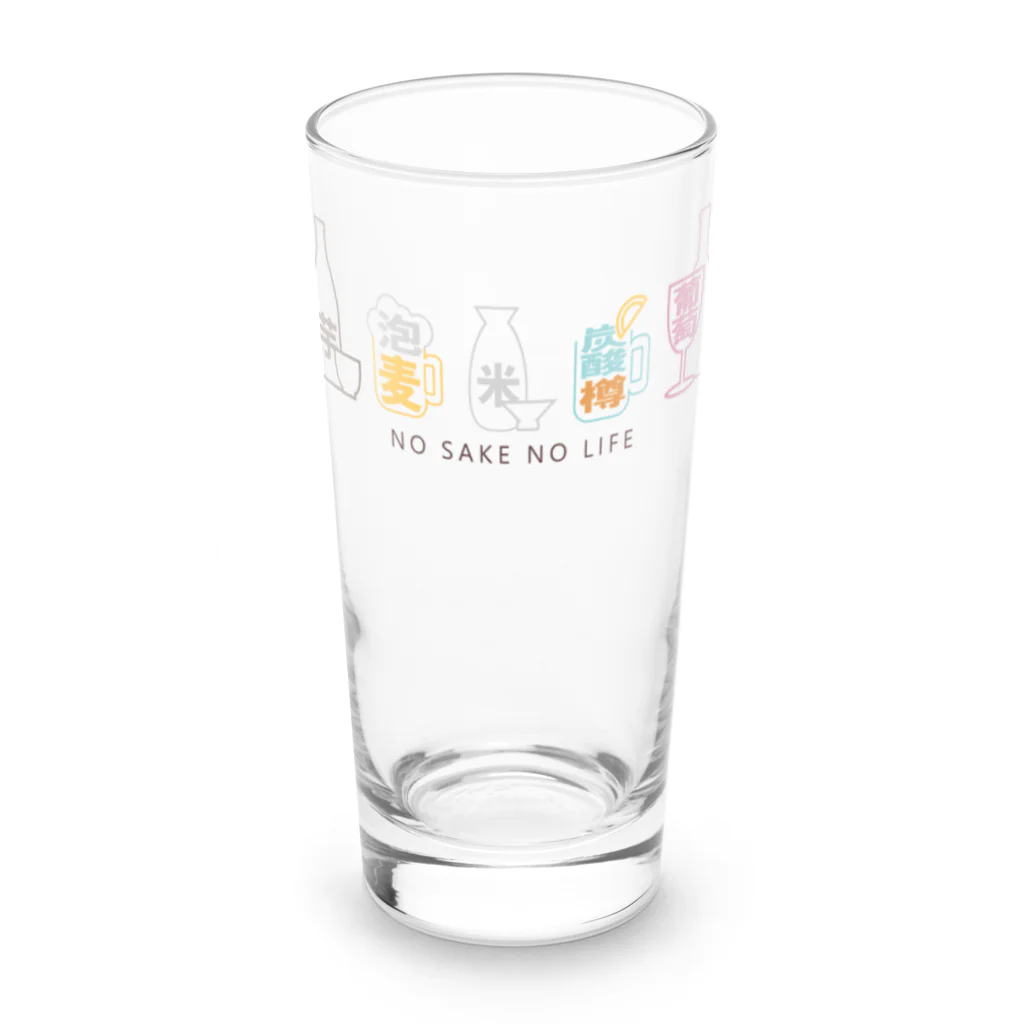 301shopのNO SAKE NO LIFE Long Sized Water Glass :front