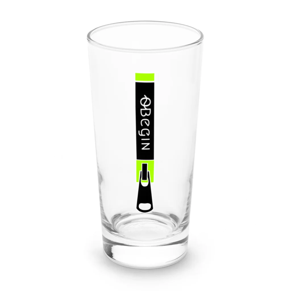 [0~Begin]の[0~Begin]ファスナーロゴプリント Long Sized Water Glass :front