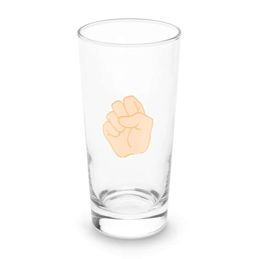 kazukiboxのじゃんけん(グー) Long Sized Water Glass :front