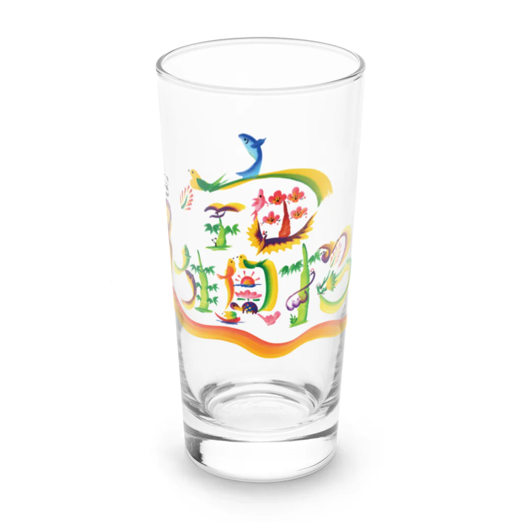 N’s Artの宝船 Long Sized Water Glass :front