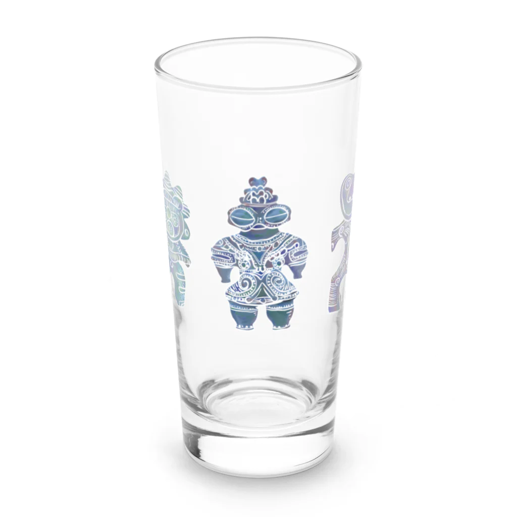 hiromashiiiの土偶三姉妹 Long Sized Water Glass :front