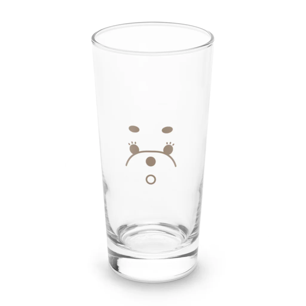 わたあめわんこしょっぷのおどろき、わたあめわんこ Long Sized Water Glass :front