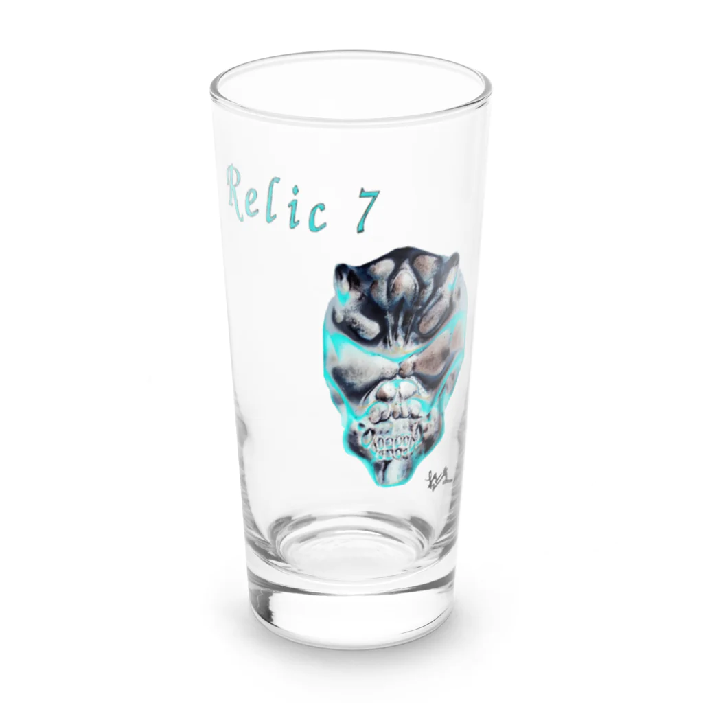 Relic7のRelic 7　二角鬼スカル Long Sized Water Glass :front