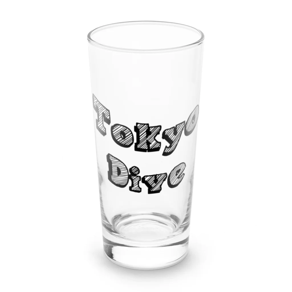 Tokyo Dive ⅡのTokyoDiveロゴ Long Sized Water Glass :front