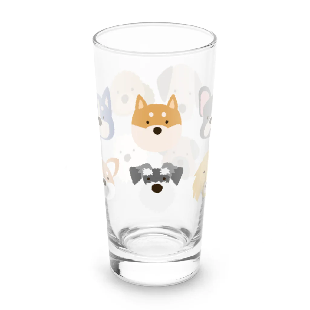 semioticaのわんわん大集合（ゆる） Long Sized Water Glass :front