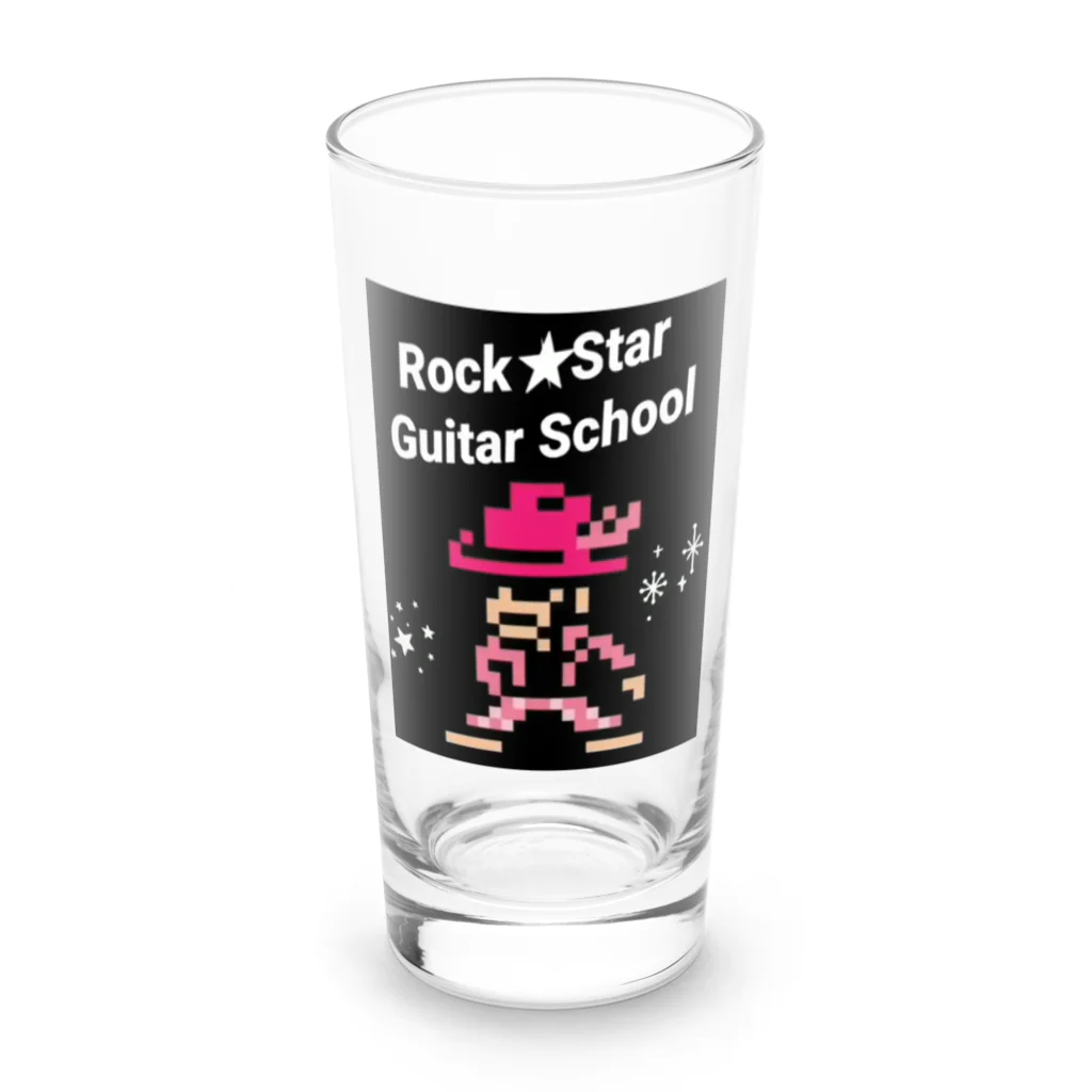 Rock★Star Guitar School 公式Goodsのロック★スターおしゃれアイテム Long Sized Water Glass :front