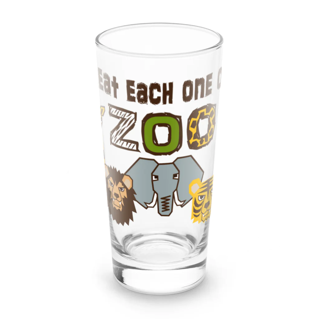 キッズモード某のZOO (大事な仲間) Long Sized Water Glass :front
