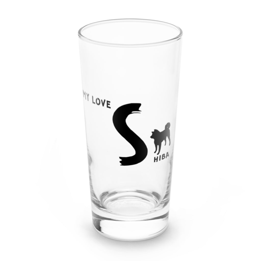 onehappinessのMY LOVE SHIBA（柴犬） Long Sized Water Glass :front