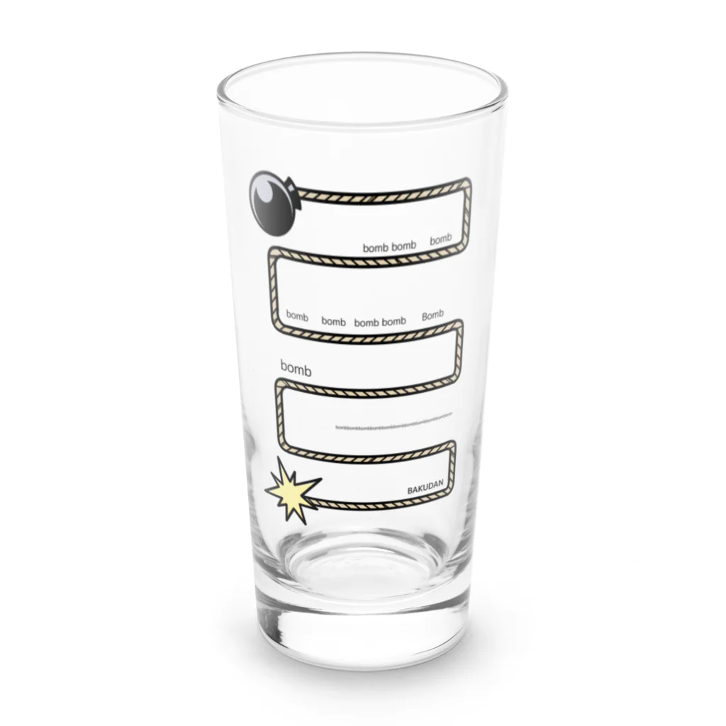 cosmicatiromの爆弾 Long Sized Water Glass :front