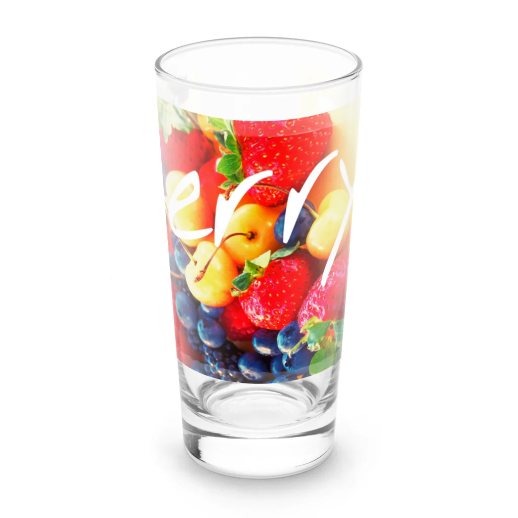 poppy22のはじけるベリーBerryz Long Sized Water Glass :front