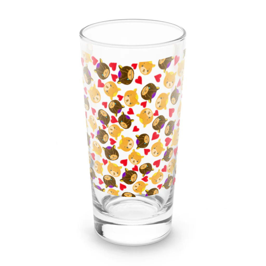 くまのマーク&マクセニのくまのマーク&マクセニがいっぱい Long Sized Water Glass :front