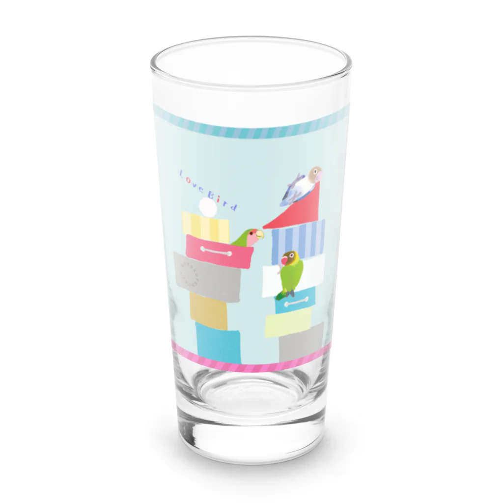 小桜森のラブバ（バランス） Long Sized Water Glass :front