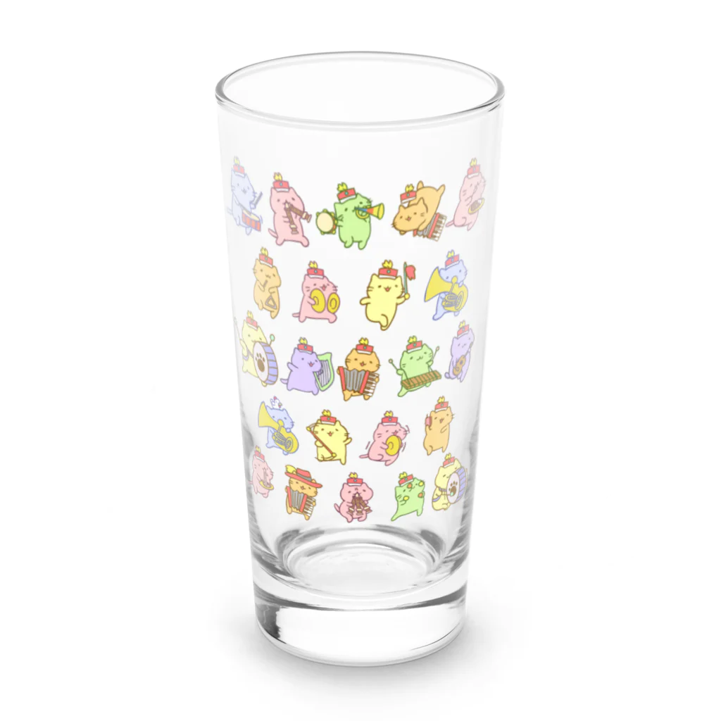 みっちりねこ by frencelのみっちりねこマーチ Long Sized Water Glass :front