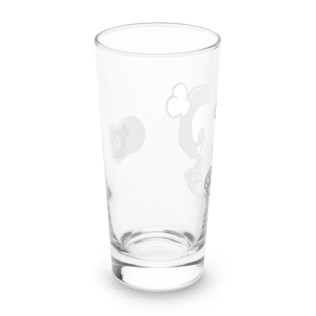 ♡ぷいくまグッズ♡のぽきぽきくまたん💀 Long Sized Water Glass :front