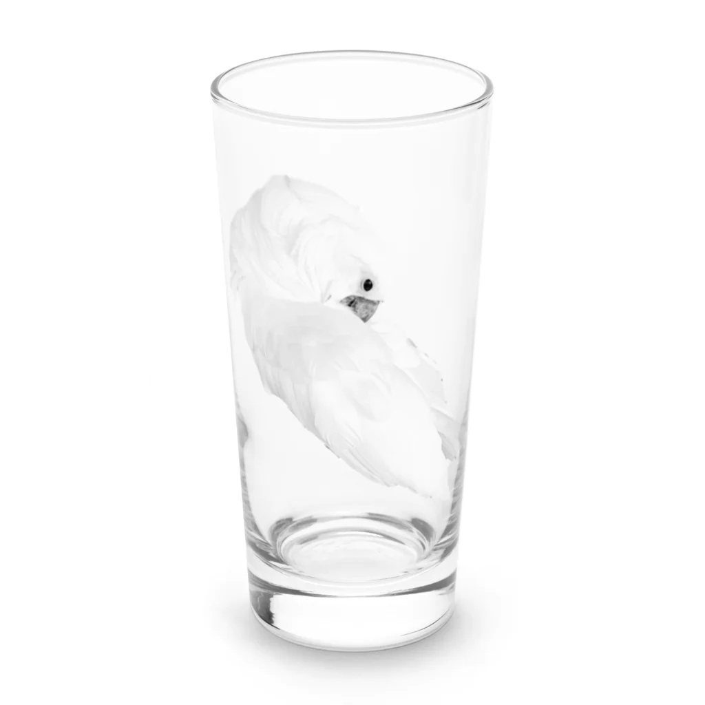 おうむグッズのタイハクオウム Long Sized Water Glass :front