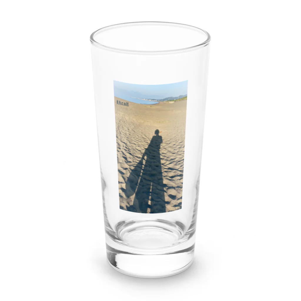 あらはる#AraHでツイートのびょん Long Sized Water Glass :front