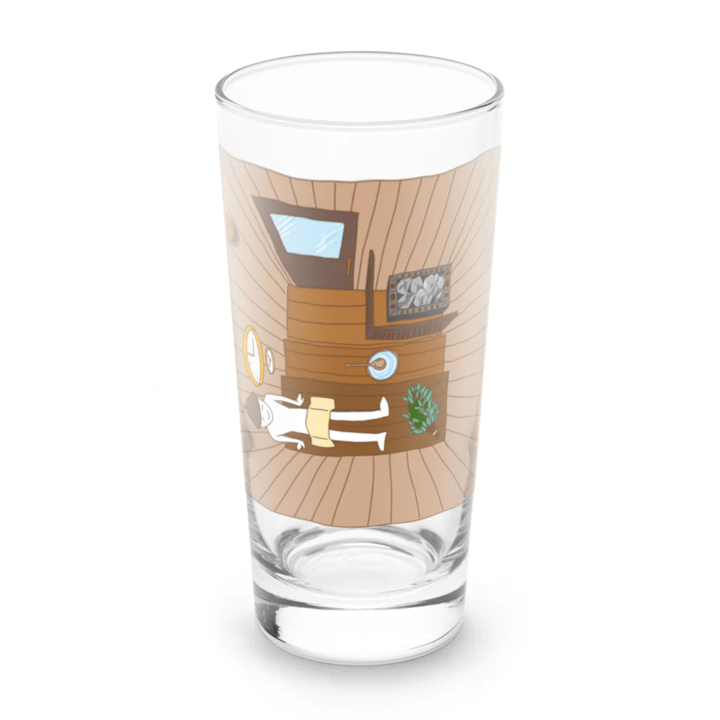 ぽじ子のサ室 Long Sized Water Glass :front