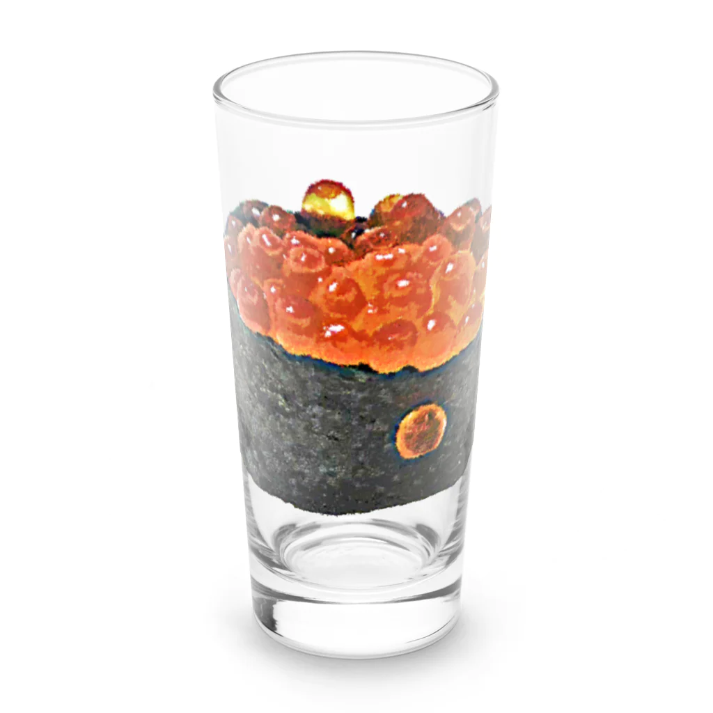 脂身通信Ｚのお寿司_握り寿司_いくら軍艦巻き Long Sized Water Glass :front