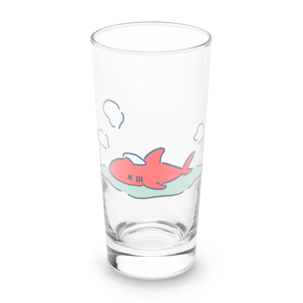 サメ わりとおもいののぼせたサメ Long Sized Water Glass :front