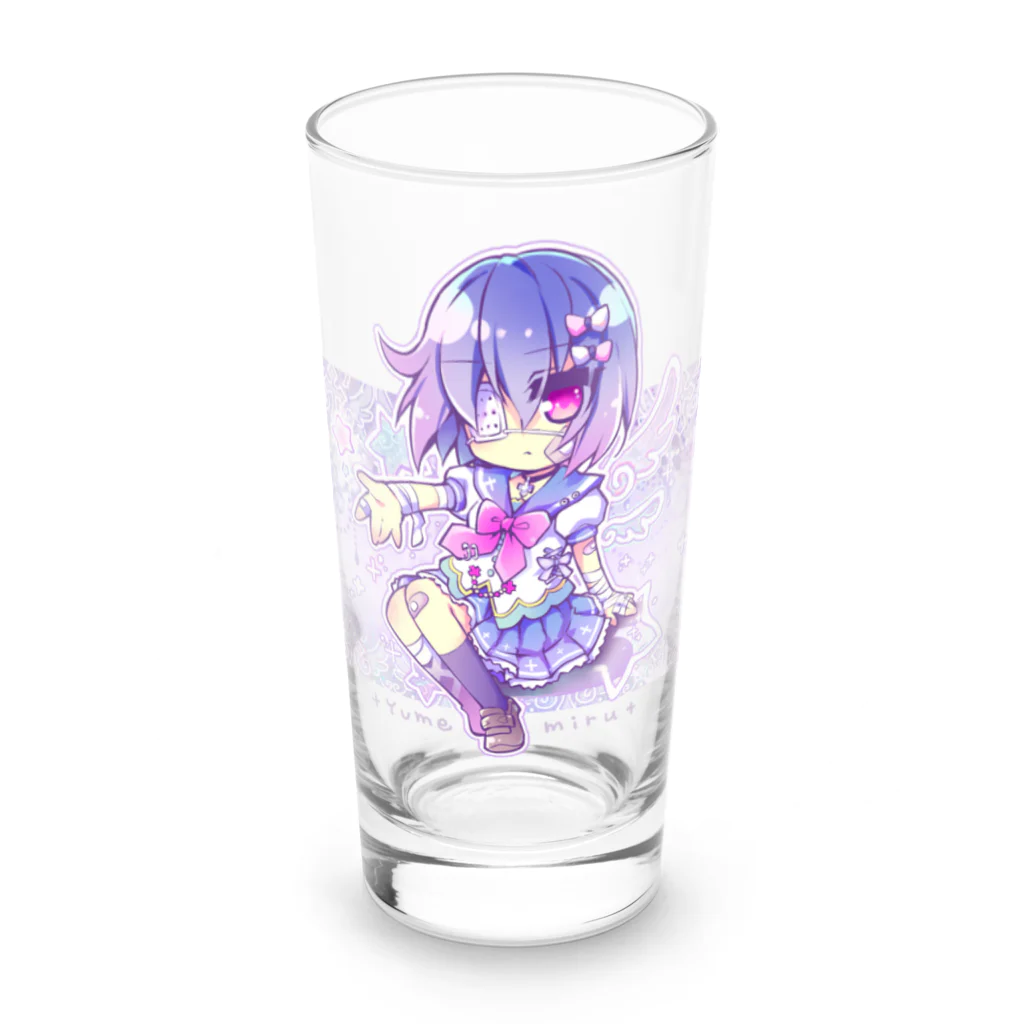 月蝕ざっか店＠SUZURIの<dolls>ユメミル Long Sized Water Glass :front