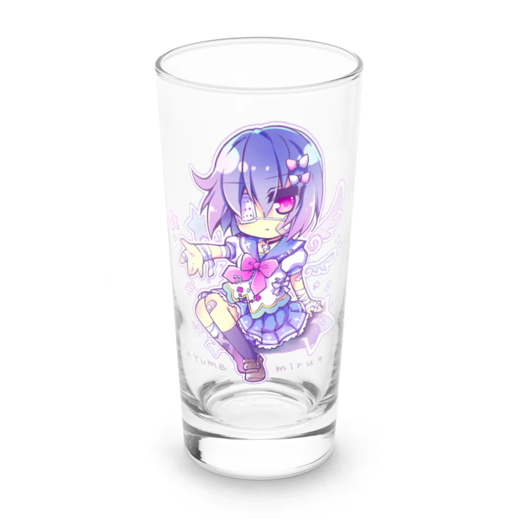 月蝕ざっか店＠SUZURIの<dolls>ユメミル - B Long Sized Water Glass :front