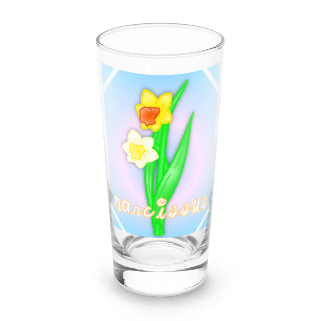 Lily bird（リリーバード）のnarcissus 水仙 Long Sized Water Glass :front