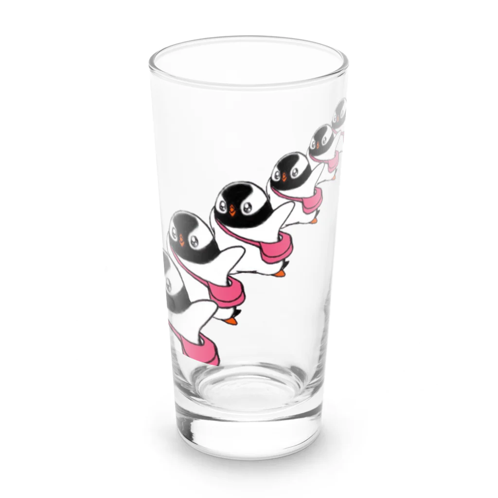 ヤママユ(ヤママユ・ペンギイナ)のプピゴン「ドーン！」 Long Sized Water Glass :front