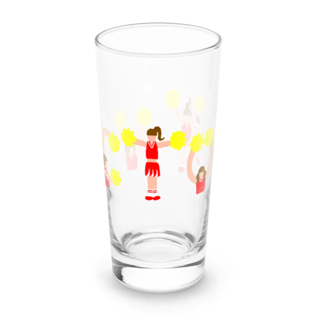 のぐちさきのVICTORY（赤) Long Sized Water Glass :front