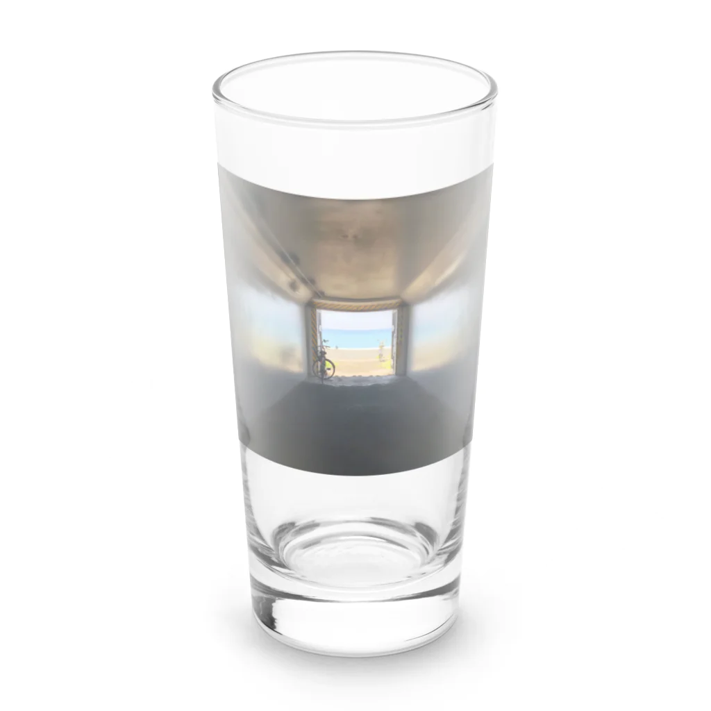 akane_art（茜音工房）の癒しの風景（海への入口） Long Sized Water Glass :front