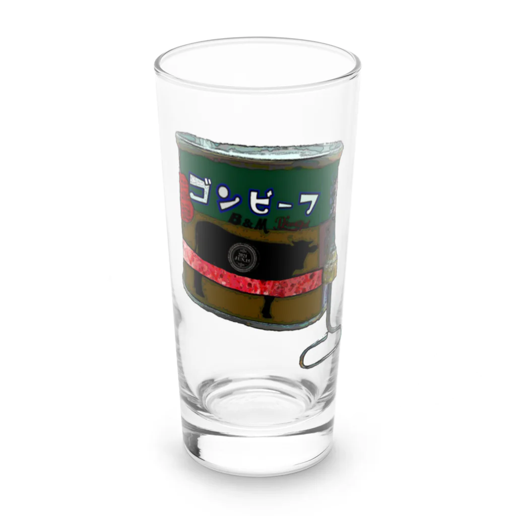 みにゃ次郎の懐かしの味「ゴンビーフ」！？ Long Sized Water Glass :front