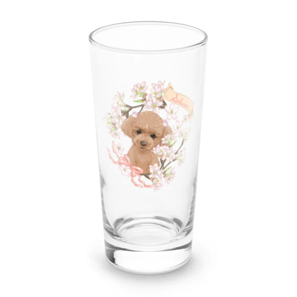 ermineのさくらちゃん🌸BU Long Sized Water Glass :front