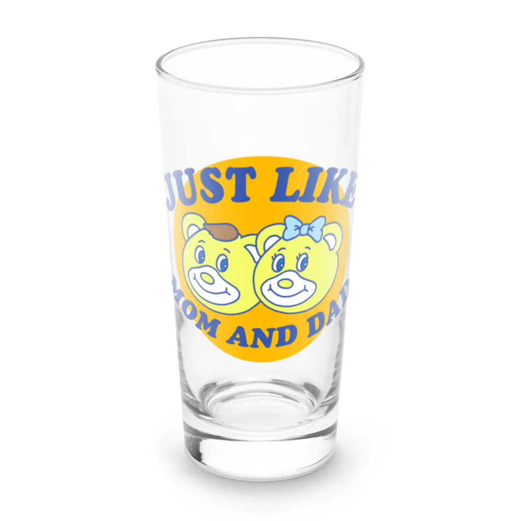 Just_like_Mom_and_DadのJLMD BEARS オレンジジュースグラス Long Sized Water Glass :front