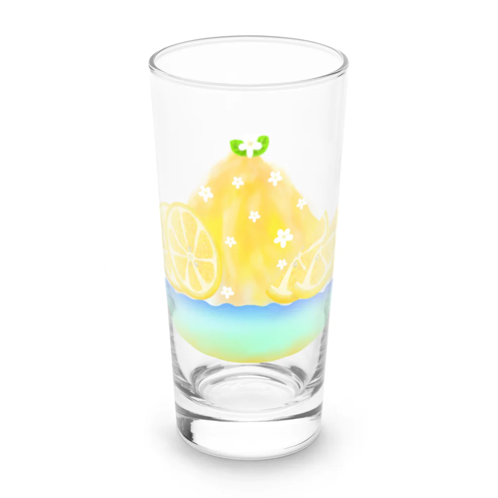 Lily bird（リリーバード）の蜂蜜レモンかき氷 ロンググラス前面