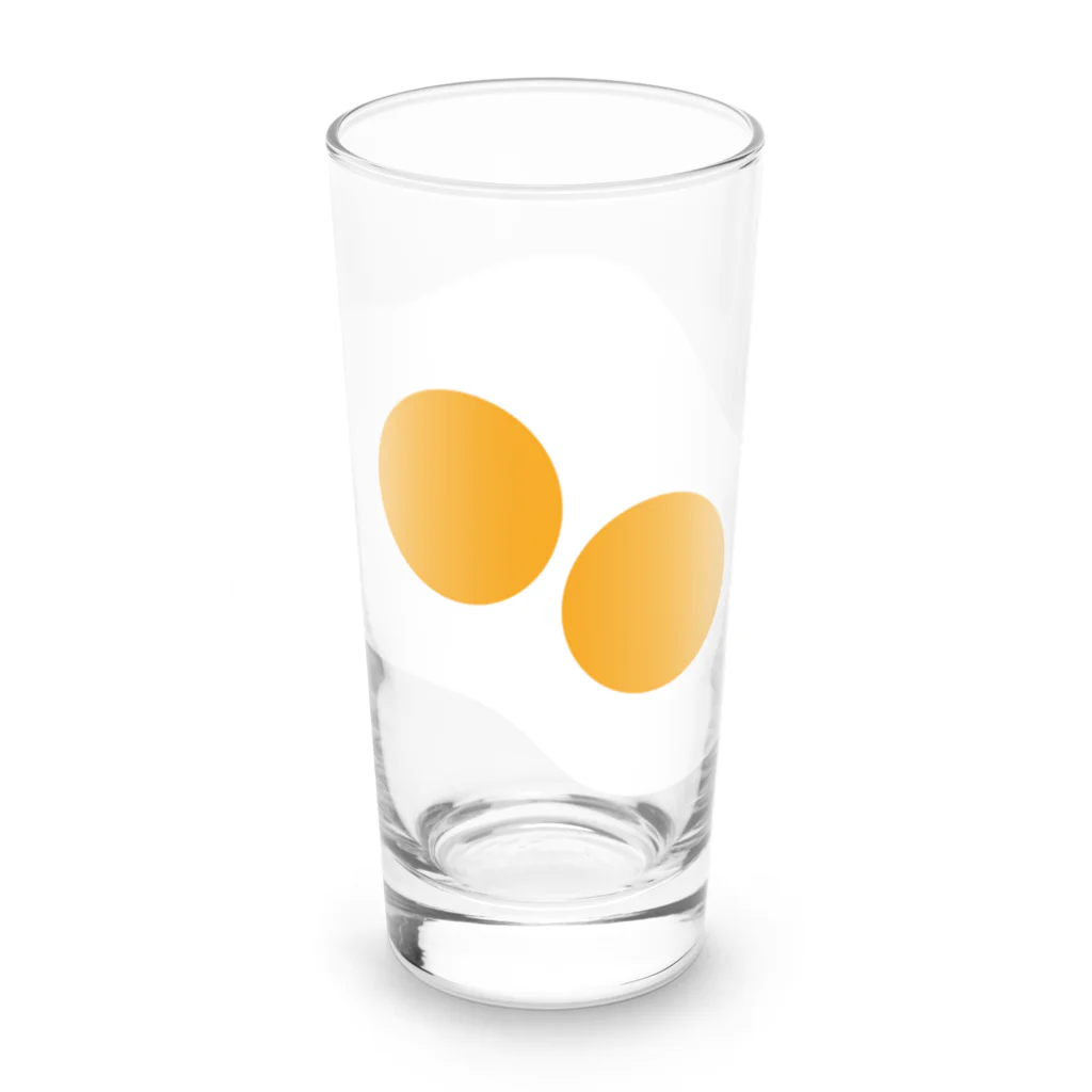 まるくのふたごめだまやき Long Sized Water Glass :front