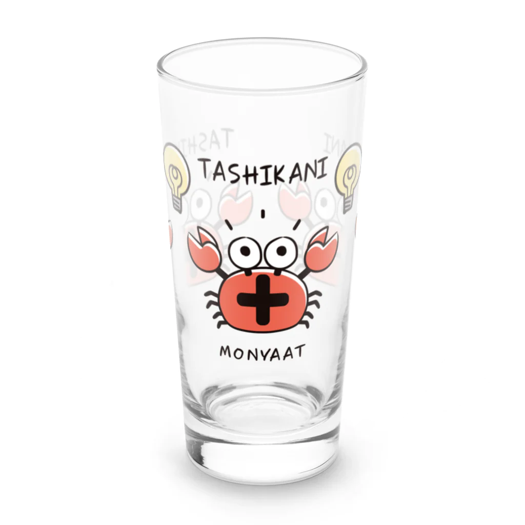 イラスト MONYAAT のたしかに　たしかに　ただのカニ*A Long Sized Water Glass :front