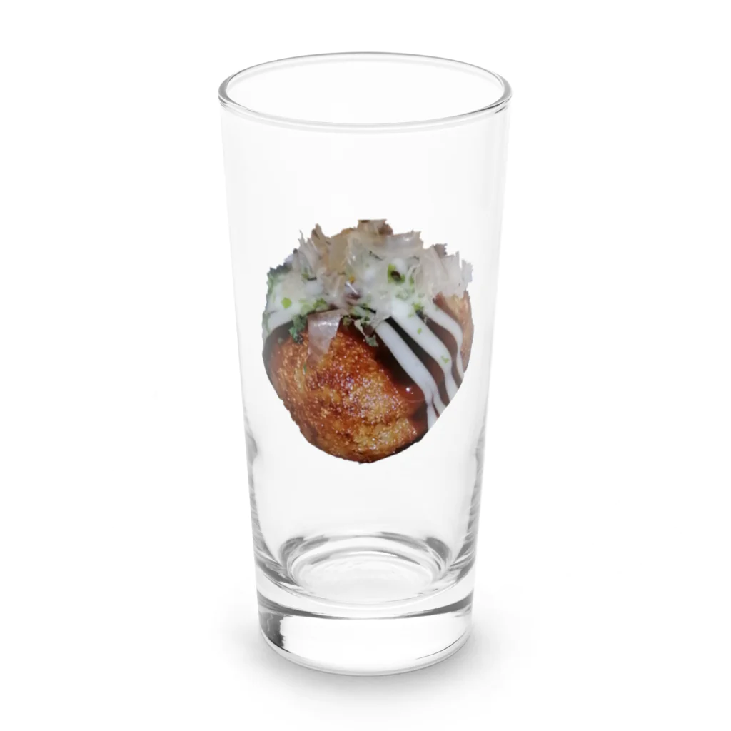 たこまる　赤羽　(たこ焼き屋)の定番ソース Long Sized Water Glass :front