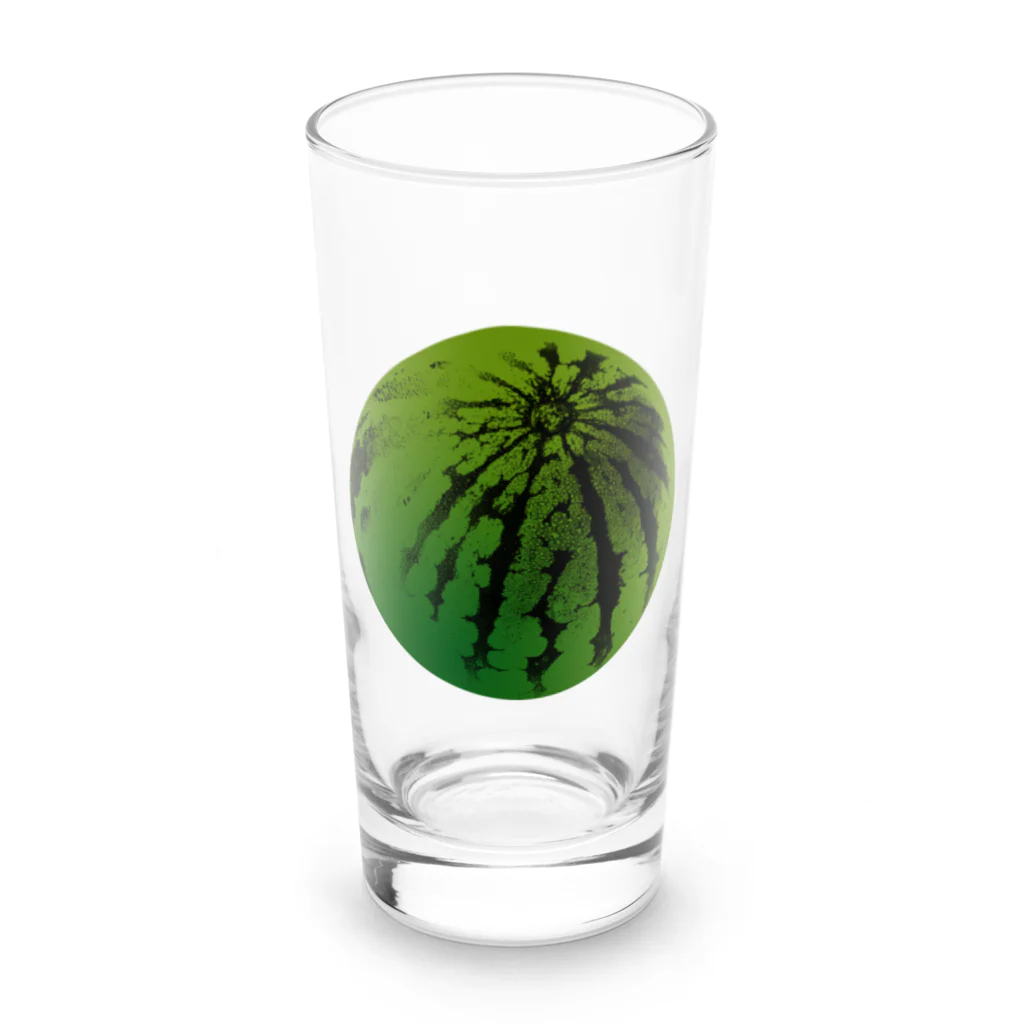 ヨープキャンが気になったのすいか -watermelon- 丸 Long Sized Water Glass :front