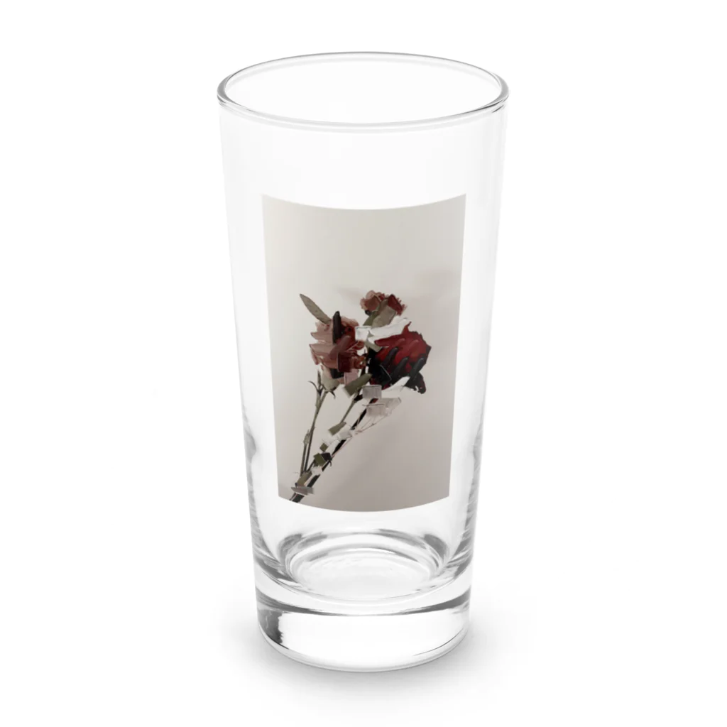 rilybiiのドライフラワー Long Sized Water Glass :front