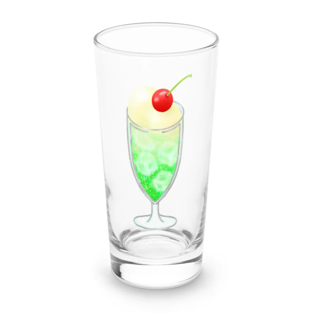 Lily bird（リリーバード）の懐かし！メロンクリームソーダ Long Sized Water Glass :front