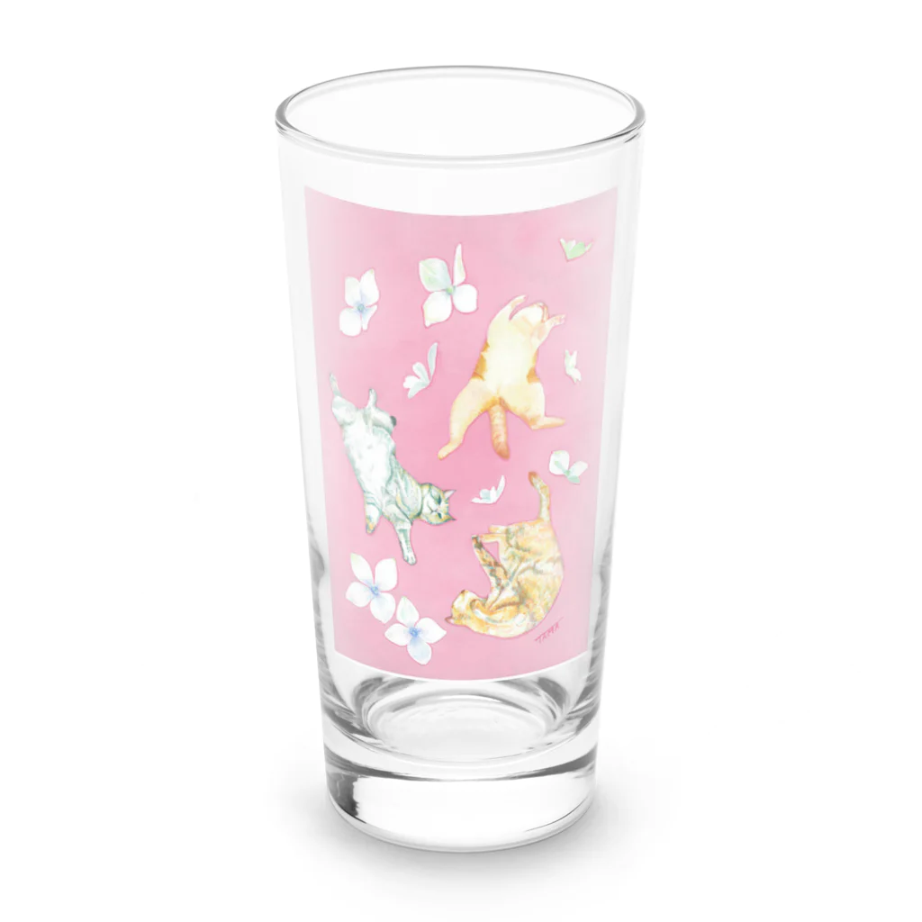 りとるたまの夢心地 Long Sized Water Glass :front