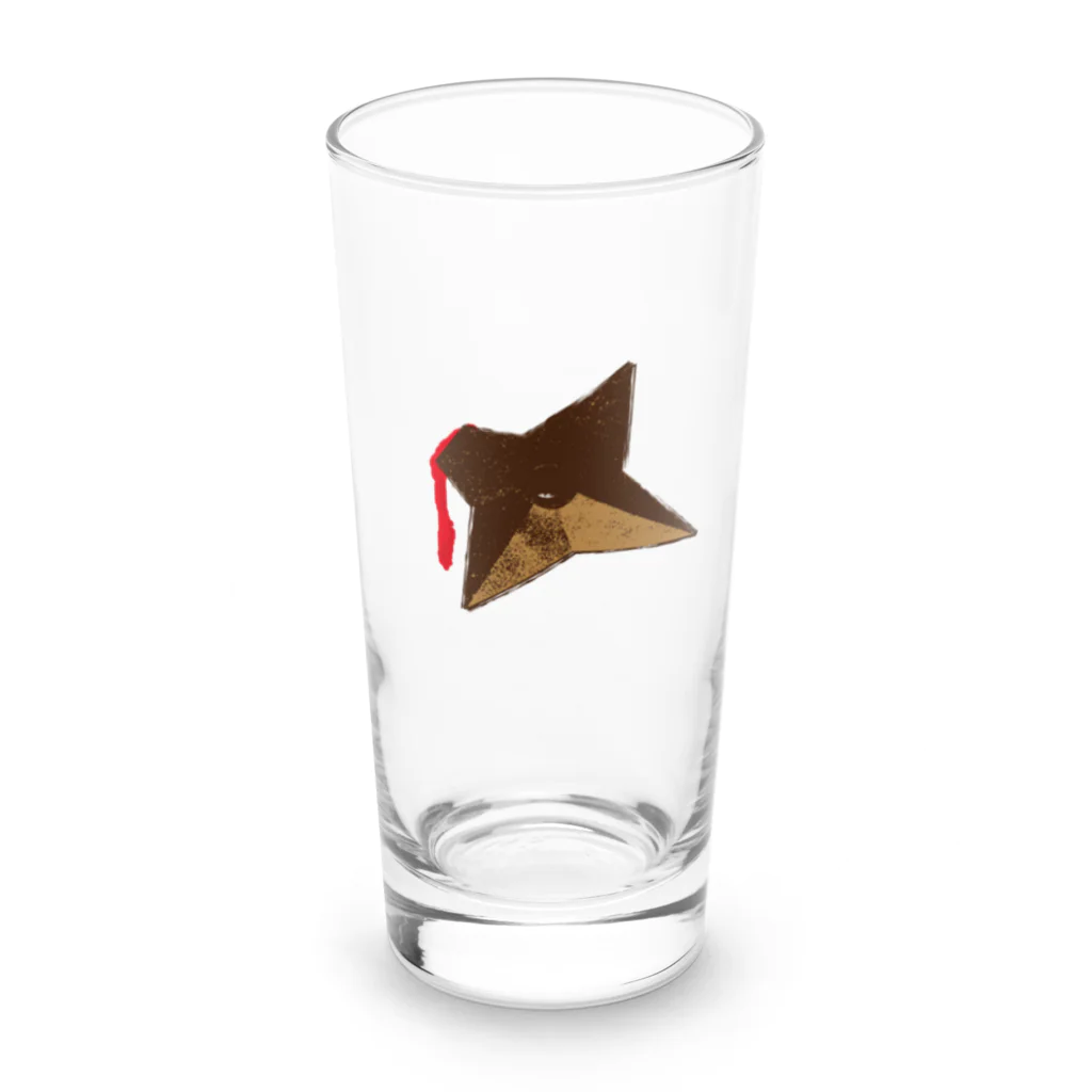 ヨープキャンが気になったのサクッと手裏剣 Long Sized Water Glass :front