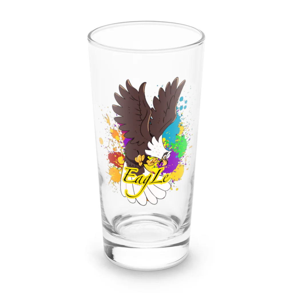 EagLe 🦅🎮🎸たいせい のいごぐっず Long Sized Water Glass :front