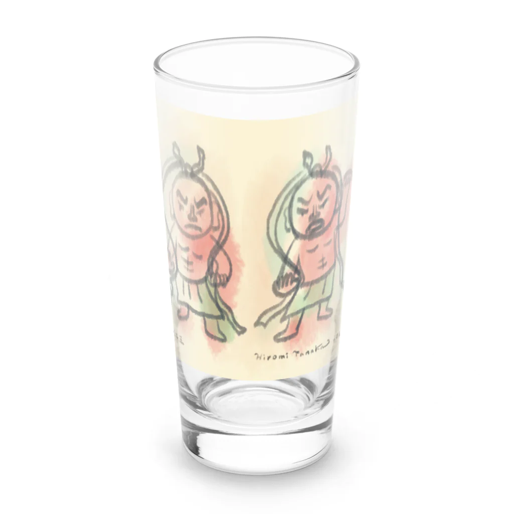 田中ひろみ(usagitv)のゆる仏画「仁王」 Long Sized Water Glass :front