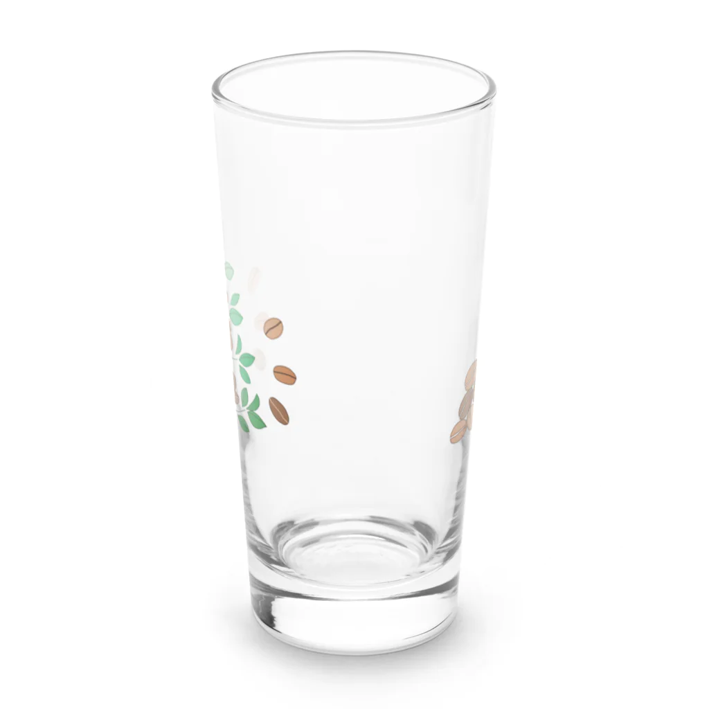 Sora Hana〜空花〜のほっと一息♪コーヒー豆 Long Sized Water Glass :front